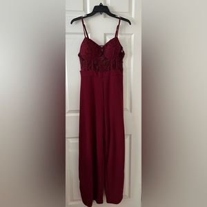 Almost Famous XL Women’s Red Formal Pant Jumpsuit